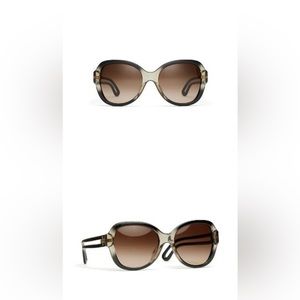 Tory Burch Robinson Butterfly Sunglasses TY9054U. Gray/Black.